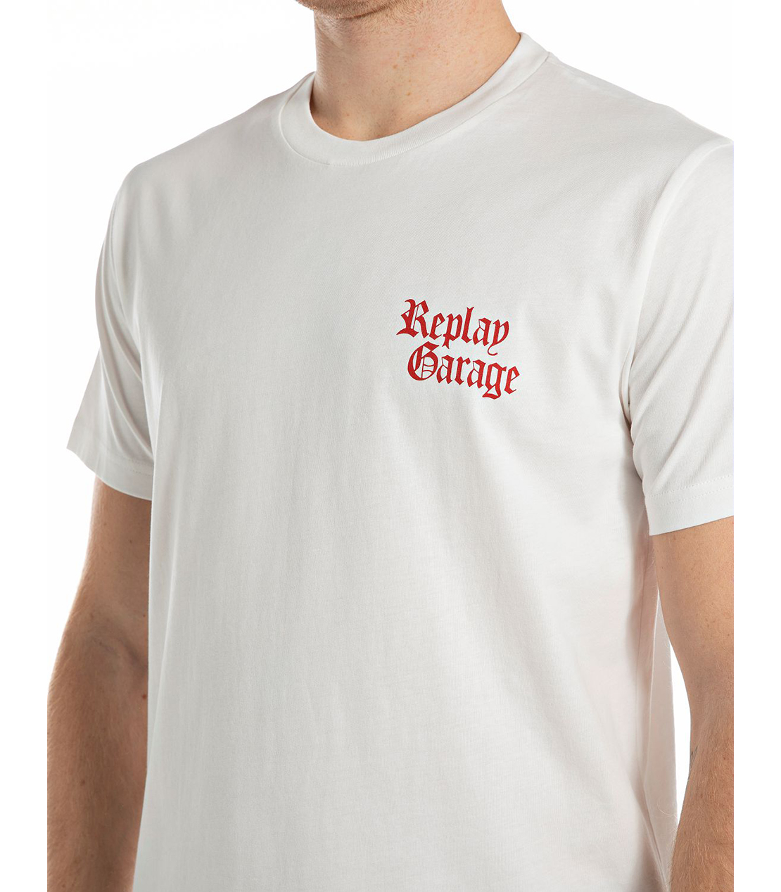 レギュラーフィット ベーシックジャージー FIREー Tシャツ 詳細画像 ホワイト 3